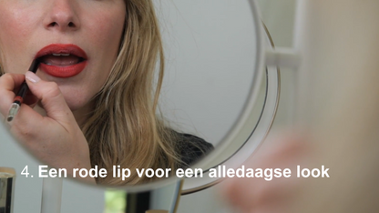 Lippen: 4 liptechnieken uitgelegd voor een perfecte gecontourde rode lip (Nederlands)